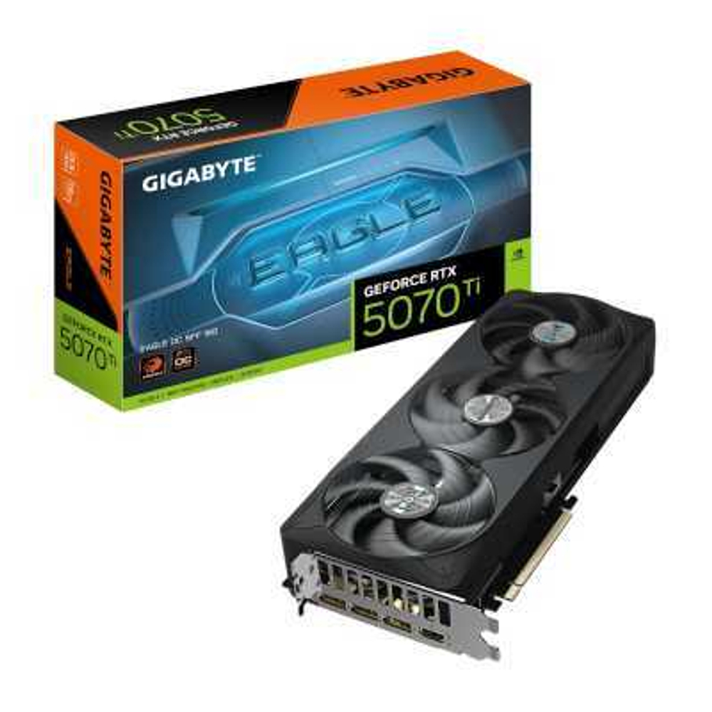Видеокарта GigaByte nVidia GeForce RTX 5070 Ti 16Gb GV-N507TEAGLE OC-16GD 1.0