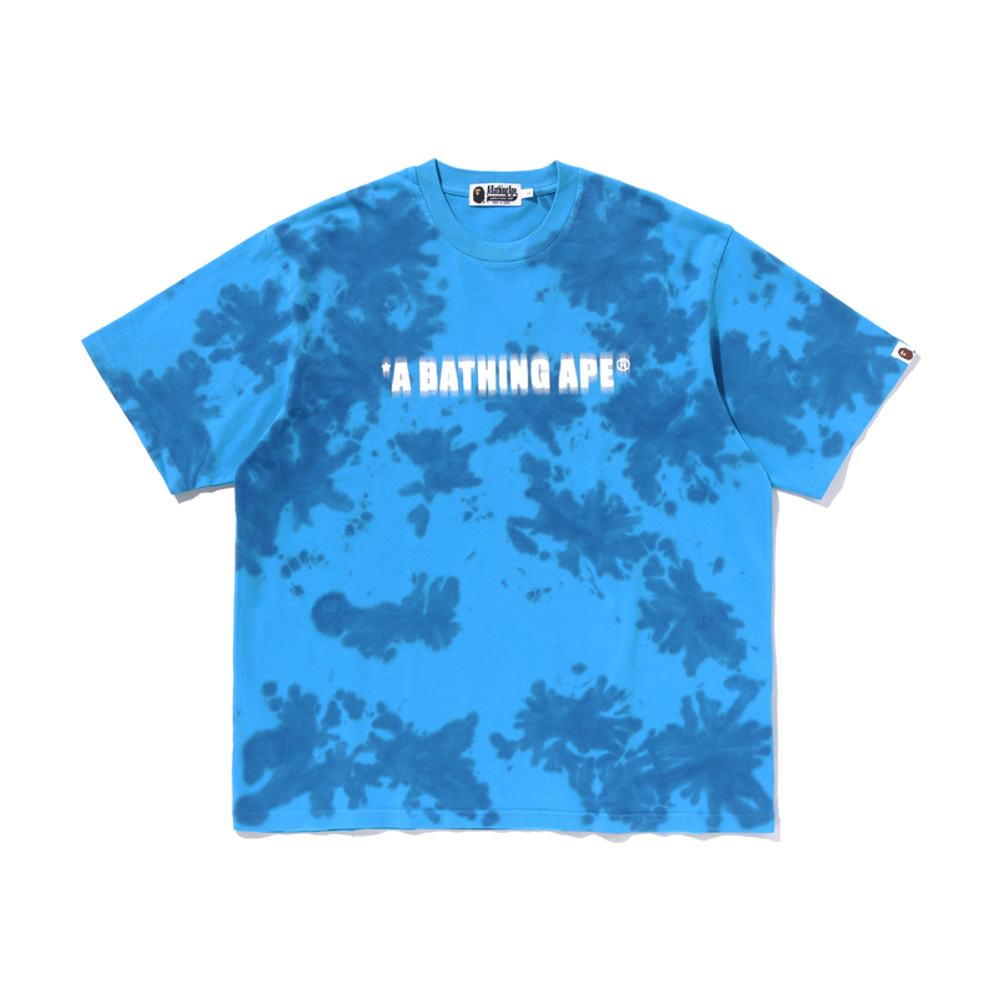 A Bathing Ape Destroyed Bleach Logo Relaxed Fit Tee