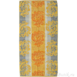 Махровое полотенце Noblesse 1057 Cashmere Jaquard оранжевое от Cawo Германия