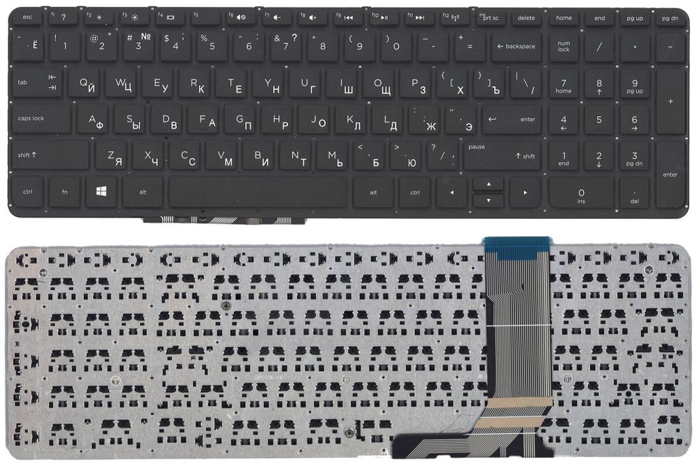 Клавиатура для ноутбука HP Envy 15-j000, 17-j000 Series (без рамки)