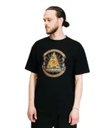 Футболка Hardlunch оверсайз Pizza eye черная