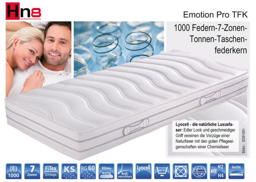 Матрас ортопедический 180x200 Hukla Emotion Pro TFK H3