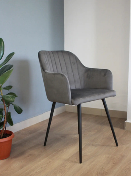 СТУЛ ЭМЕРАЛЬД КЛАССИК ТЕМНО-СЕРЫЙ