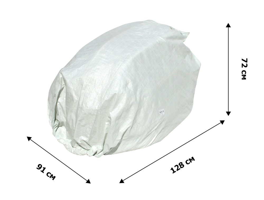 Кресло подвесное Кокон XL арт.D52-МТ002 (стойка+основание.бел.,корзн.бел.,подуш.беж. 3уп. (В))