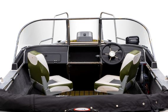 Комплект Алюминиевая лодка (катер) Mikatsu (Микатсу) 475 (Z43) Premium + мотор Yamaha F60FETL