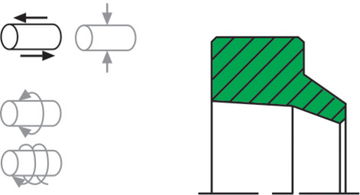 Грязесъемник УГ-36 (80x92.2/86x5.3/7.6) ПУ95