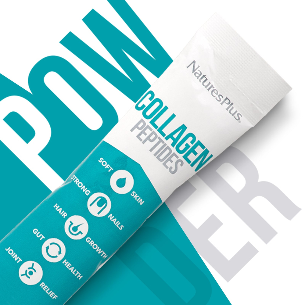 NaturesPlus, Пептиды коллагена, 20 пакетиков, 0,37 унции (10,5 г) каждый
