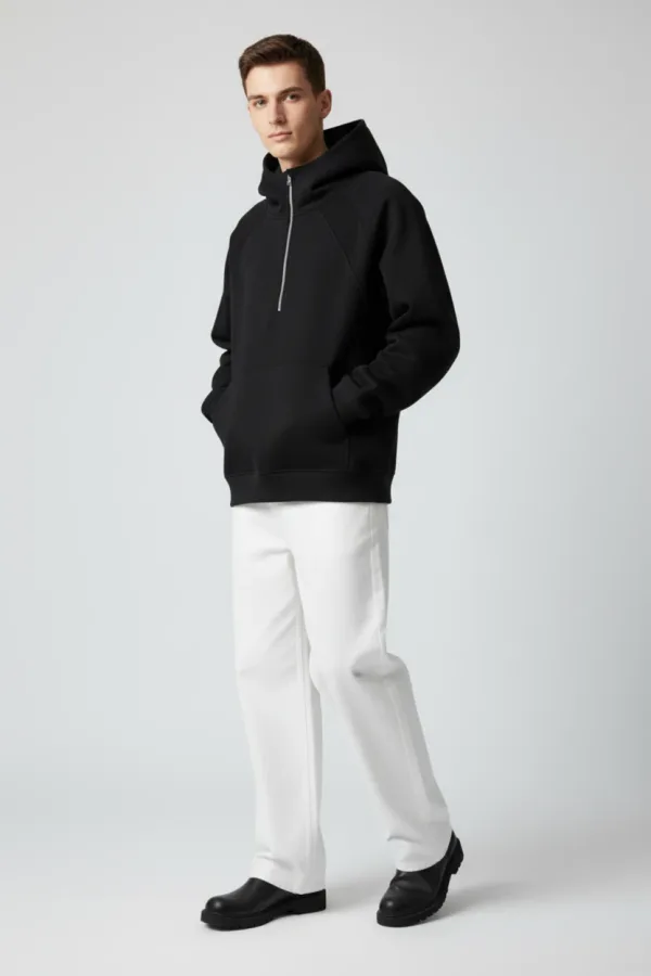 Мужское худи с капюшоном и молнией «ZIP»