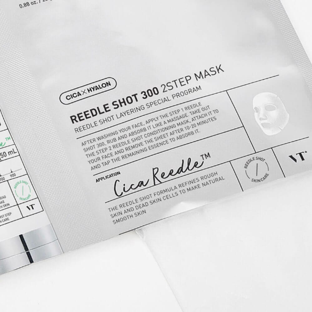 VT Cosmetics Интенсивная двухфазная маска с микроиглами Reedle Shot 300 2Step Mask