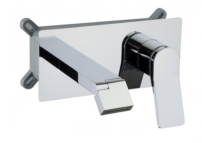 12099 Встроенный смеситель для умывальника (ХРОМ) HansenPRO  (10/1шт)