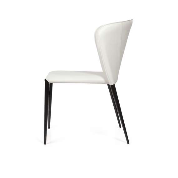 Стул Albert белая кожа