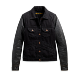 Куртка Logo Leather Sleeve Denim Harley-Davidson -50%