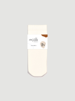 Носки детские Mjölk Cream/Light Grey/Pink, сет из 3х