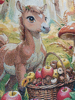 Календарь из гобелена на 2026 год Коняшка 38х72