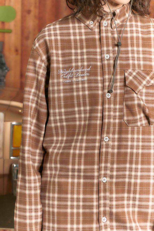 Рубашка Human Flannel Brown - фото 21