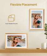 Цифровая фоторамка Arzopa D10 Gold Wi-Fi, 10,1-дюймовый сенсорный экран IPS, разрешение 1280x800