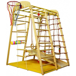 Детский спортивный комплекс Вертикаль Весёлый малыш Wood горка фанерная