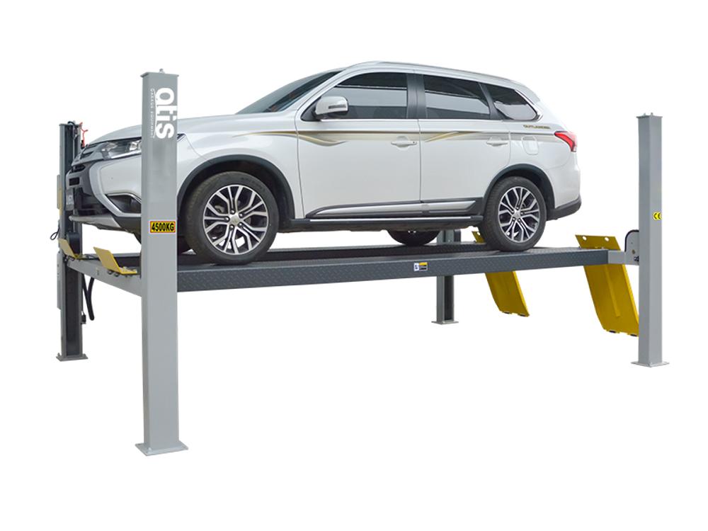 A445 (PEAK410) Подъемник четырехстоечный, 4,5 т. для слесарных работ (Серый)