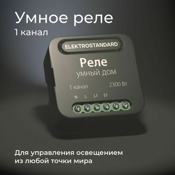 Wi-Fi реле для Умного дома 76006/00 1 канал Elektrostandard