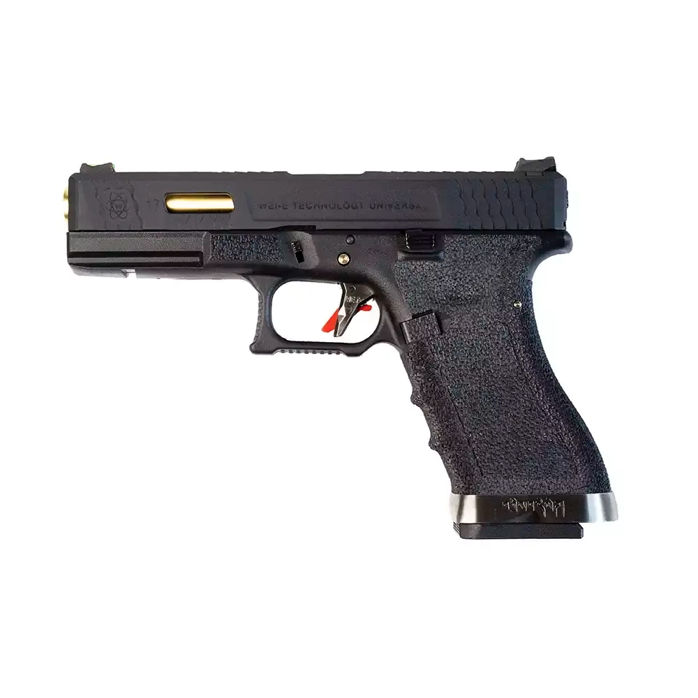 Модель пистолета WE Glock G17 G-Force metal slide Gas, Black