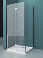 Душевой уголок BelBagno Albano 90х100 ALBANO-ASH-1-90/100-C-Cr профиль Хром стекло прозрачное