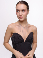 Колье "Mountain Plump Cross" Silver