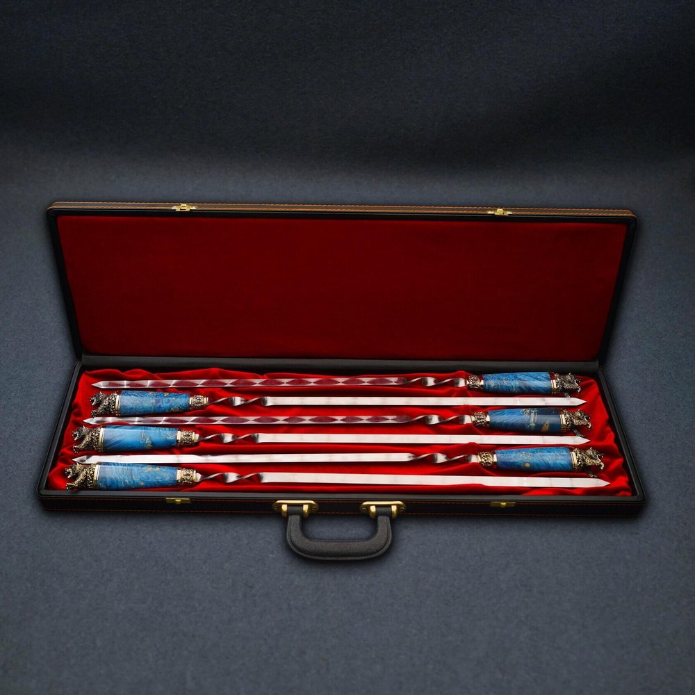 Эксклюзивный набор шампуров "Царь леса"