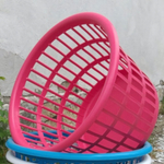 Корзина пластиковая круглая 35 литров цвет в ассортименте