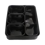 FLAGMAN Набор емкостей Eva 4+1 33х28х8,5см