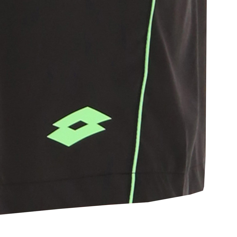 Мужские теннисные шорты Lotto Superrapida V Shorts Men - Black, Green