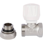 Вентиль ручной регулировки прямой STOUT - 1/2" (ВР/НР-американка, PN10, Tmax 120°C, с дополнительным уплотнением)