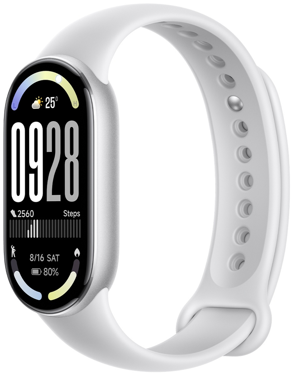 Фитнес-браслет Xiaomi Smart Band 10 серебристый