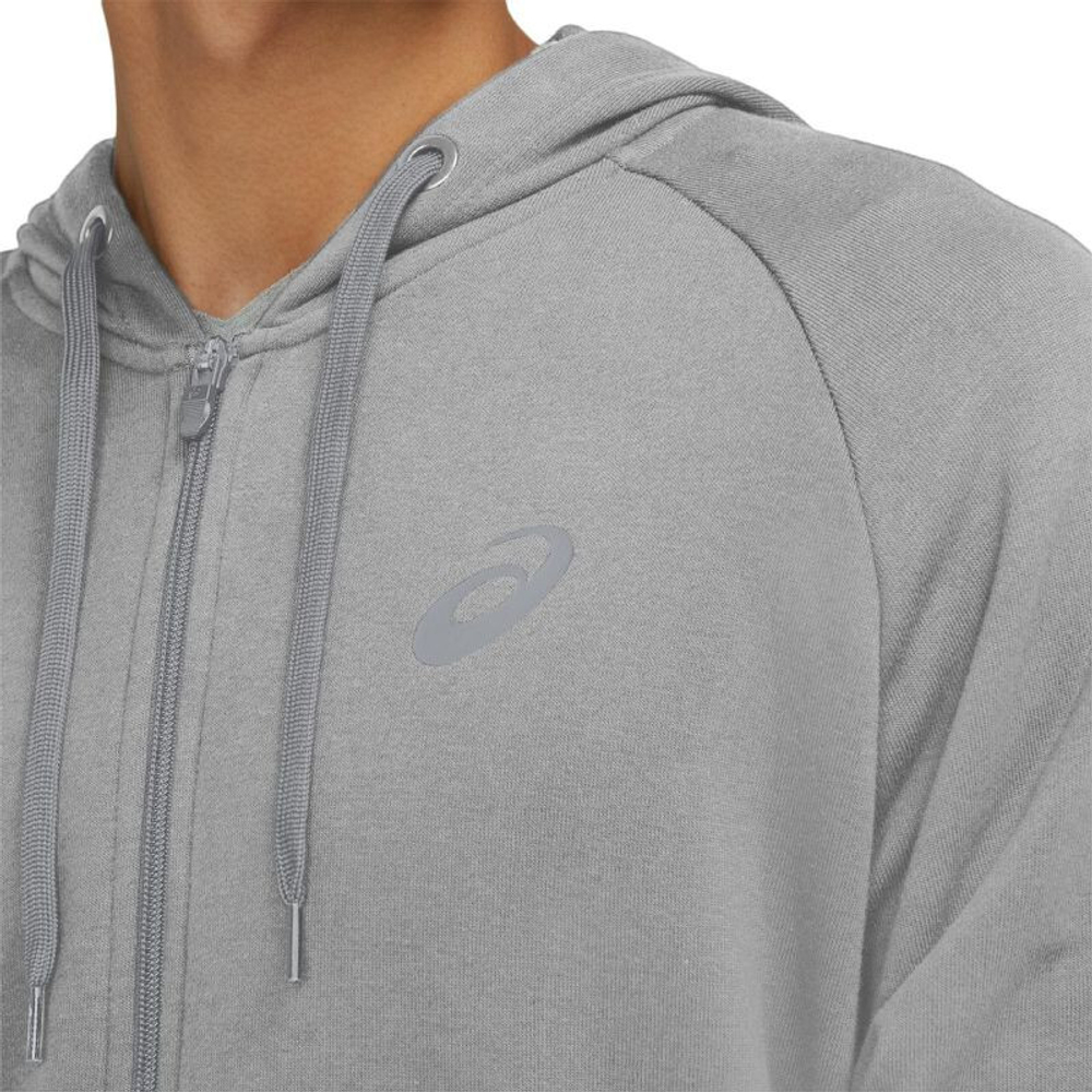 Мужская теннисная кофта Asics Big Asics FZ Hoodie M - серый