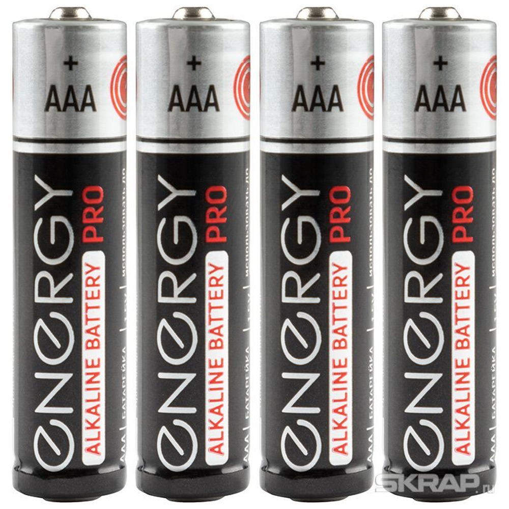 Батарейка алкалиновая Energy Pro LR03/4S (AAA) (4шт в спайке) (104402)