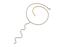 Колье со стразами 2мм, сталь