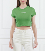 Футболка TJW BBY CRP ESSENTIAL LOGO 3 SS Tommy Jeans - зеленый(DW0DW15444)