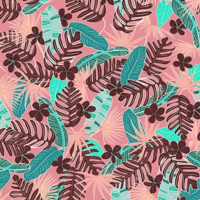 тропические листья пальма