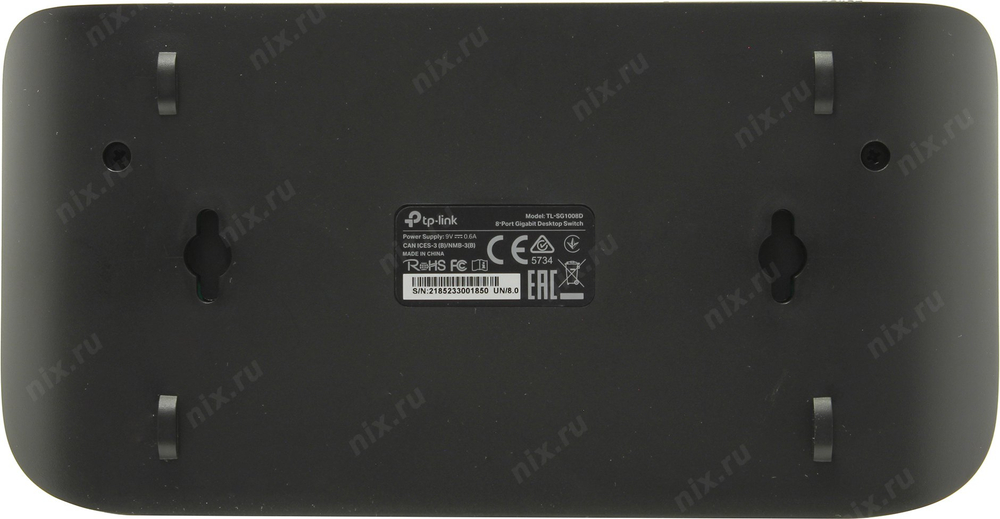 Коммутатор TP-LINK <TL-SG1008D> 8-Port Gigabit Desktop Switch(8UTP 1000Mbps)