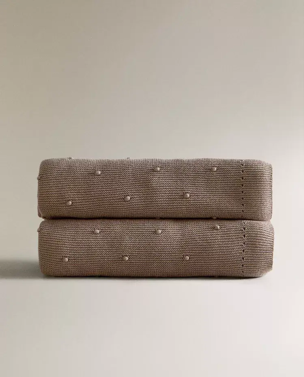 ZARA HOME ДЕТСКИЙ ПЛЕД С УЗОРОМ, СЕРЫЙ