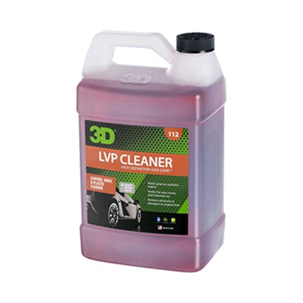 3D 112G01, LVP Cleaner Органический очиститель для салона с обезжиривающим эффектом LVP Cleaner 3,785л