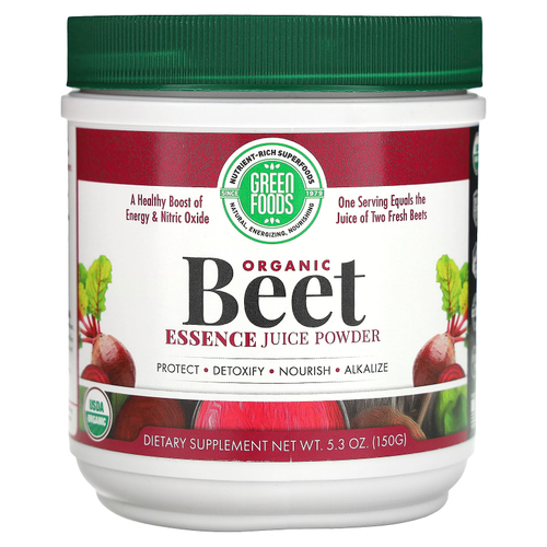 Green Foods, Порошок органического свекольного сока, 150 г