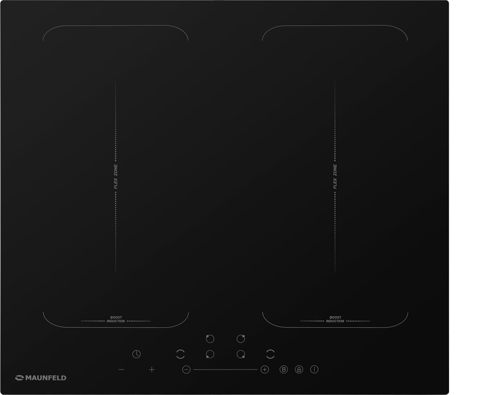 Индукционная варочная панель MAUNFELD EVI.594-FL2-BK фото 