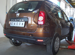 Фаркоп оцинкованный Galia D041C для Renault Duster 2010-2015, 2015-2019 2WD/4WD, Nissan Terrano 2014-(паспорт и сертификат в комплекте)(без электрики)
