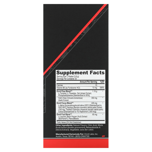 Onnit, Alpha Brain Instant, для памяти и концентрации, рубиновый грейпфрут, 30 пакетиков по 3,6 г (0,13 унции)