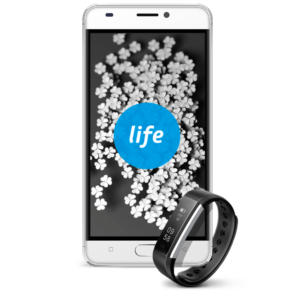 OYSTERS LIFE 4G 5.5’’ + ФИТНЕС-БАСЛЕТ LIFE BRC