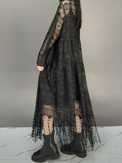 платье женское ажурное