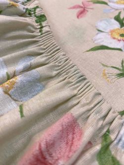 Простынь на резинке перкаль Сказка "Гортензия" 120x200 см