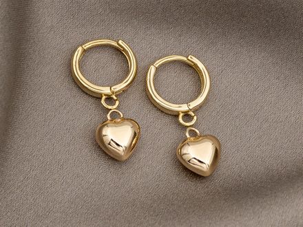 Подвеска Сердце-3D, 12мм