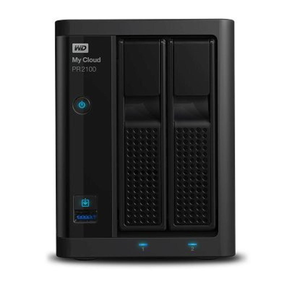 Сетевое хранилище WD My Cloud Pro WDBVND0200JBK-EEUE