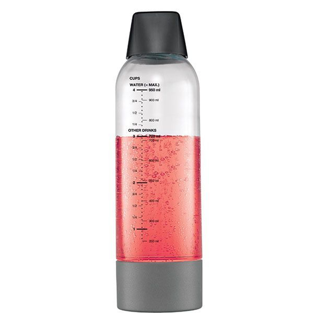 Сифон для содовой «Твист-н-спаркл» (6шт.баллончиков);1л;,H=29см;прозр. (Цвет: прозрачный)